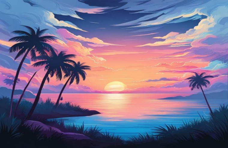 Beautiful Screen AI Wallpaper