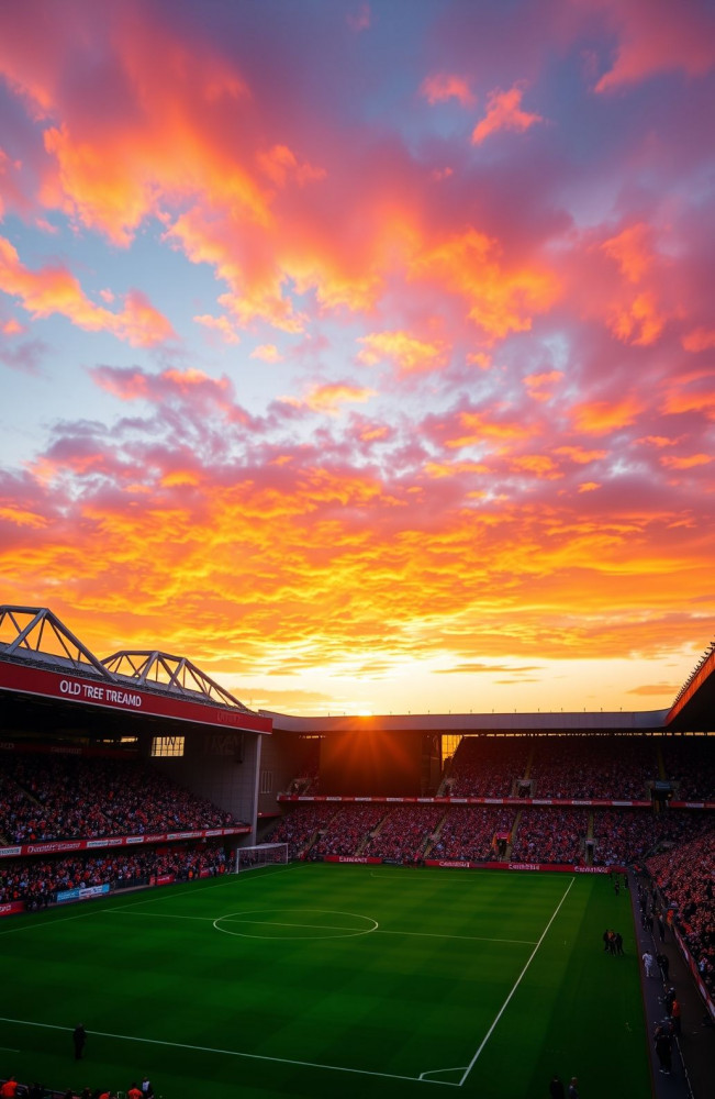 Old Trafford AI Wallpaper HD