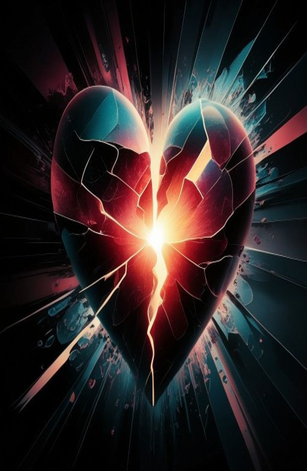 Broken Heart AI Wallpaper HD