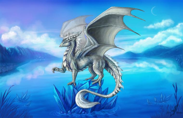 Free download Silver Dragon 5 High Resolution Wallpaper Wallpaper