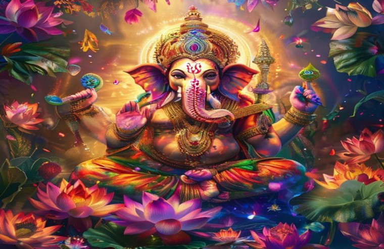 Ganpati AI Wallpaper HD