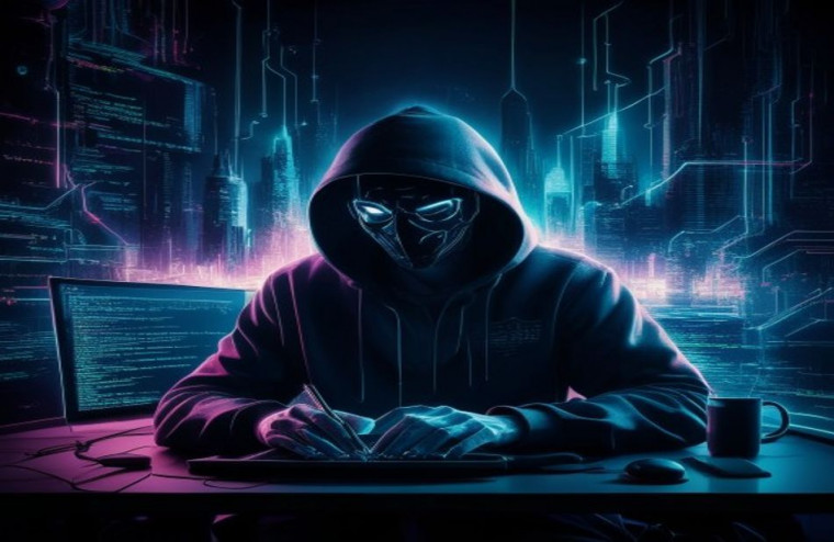 Hacker Dp AI Wallpaper