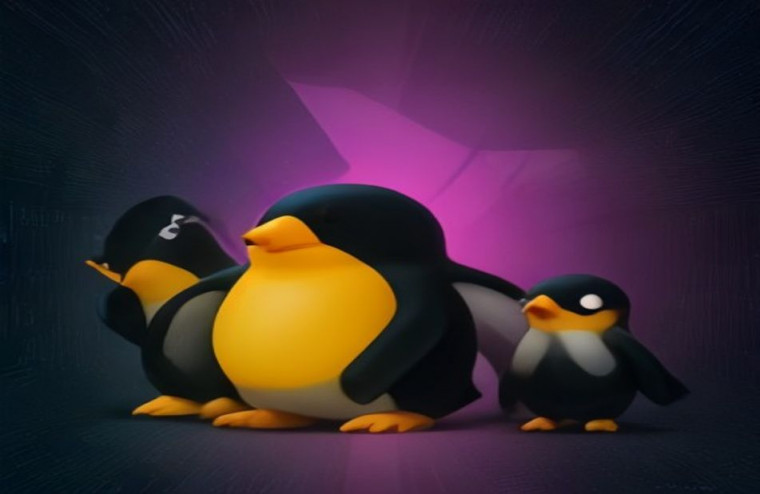 Linux Vs Windows AI Wallpaper