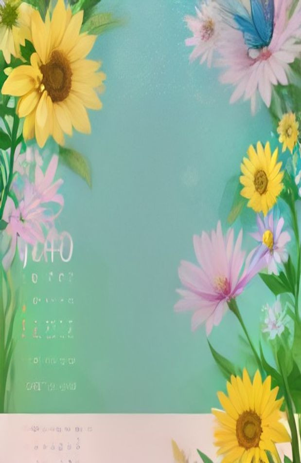 June Calendar AI Wallpaper