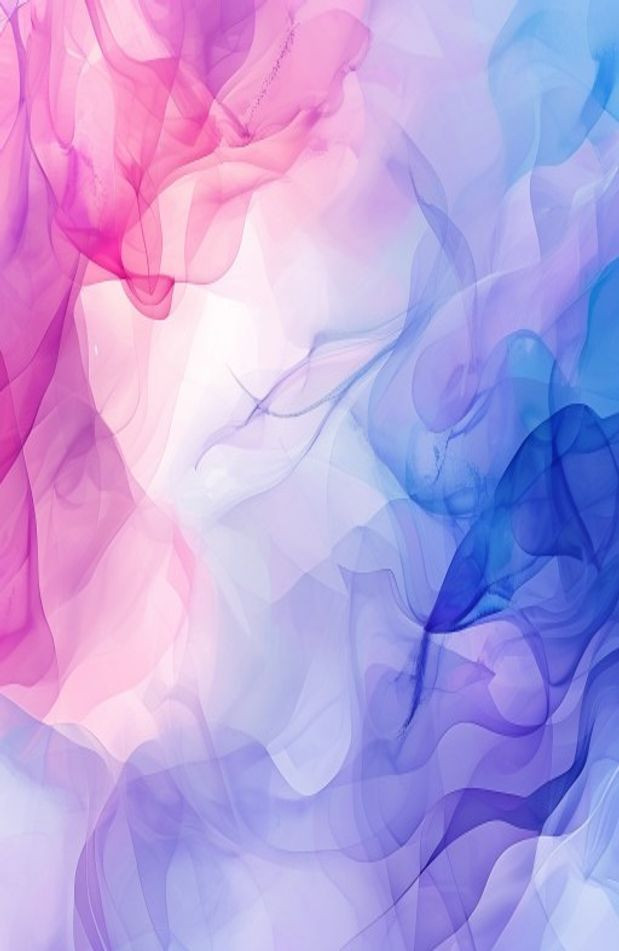 Pink Purple And Blue AI Wallpaper