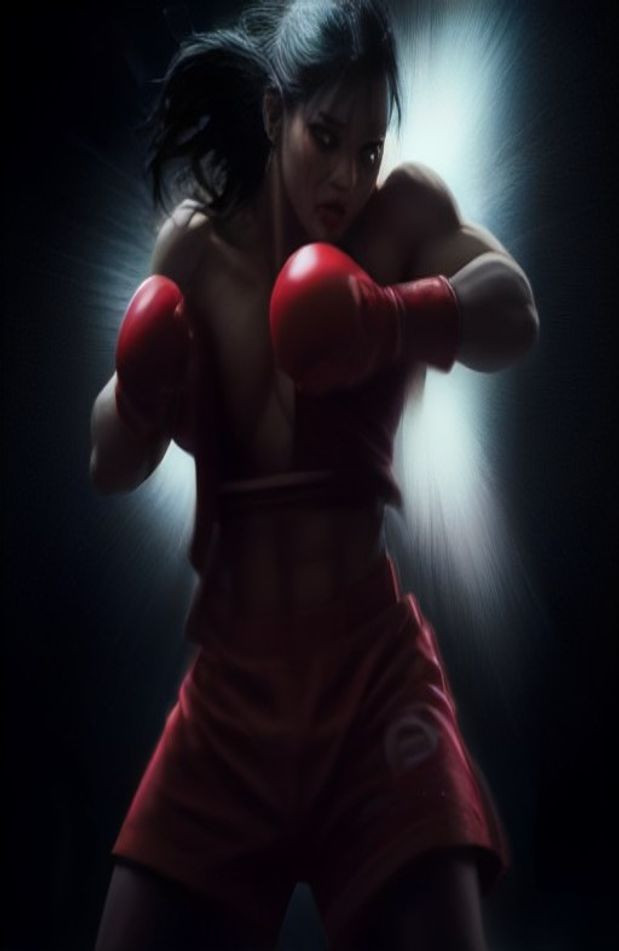 Boxing Ring AI Wallpaper