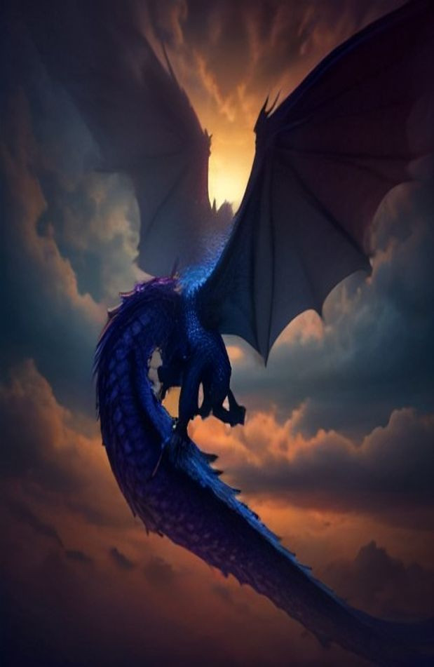 Cool Dragon AI Wallpaper