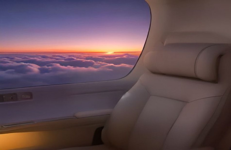 Private Jet AI Wallpaper