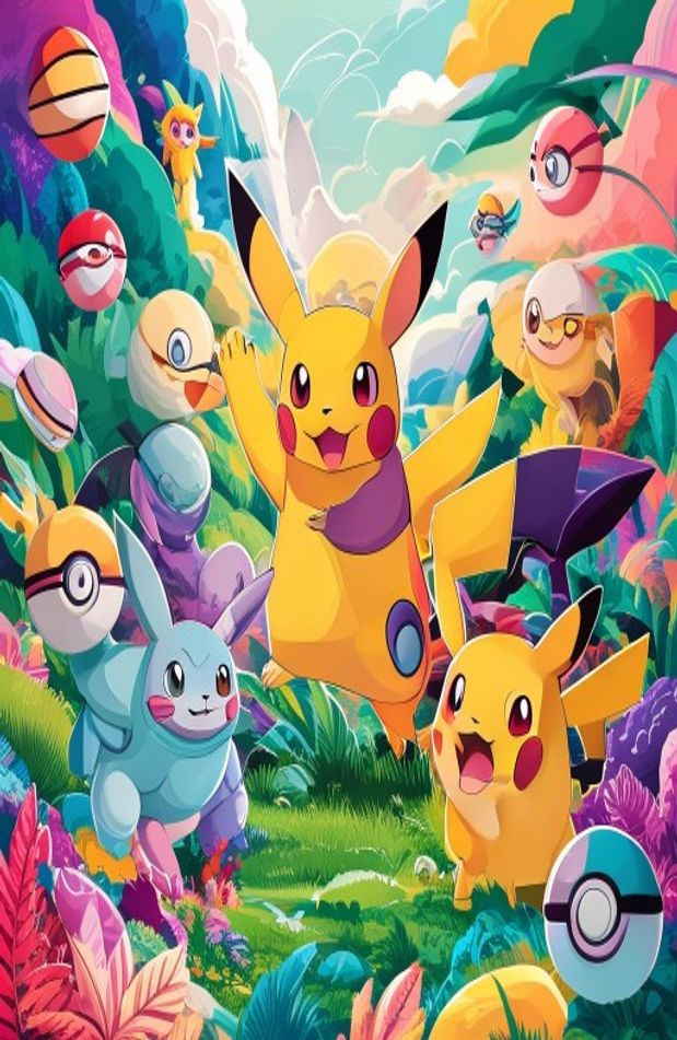 Pokemon iPad AI Wallpaper