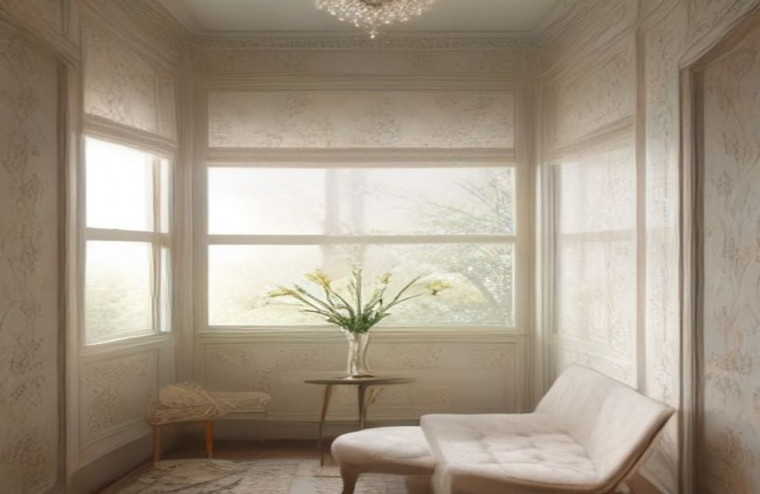 Cream Colored AI Wallpaper
