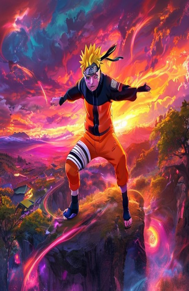 Naruto 3d AI Wallpaper
