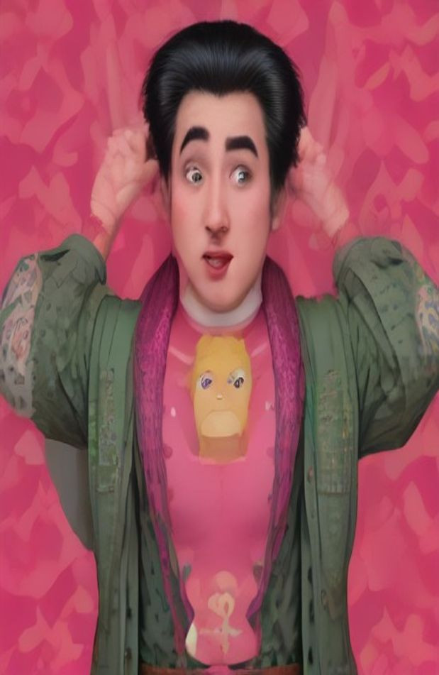 Funny Nicolas Cage AI Wallpaper