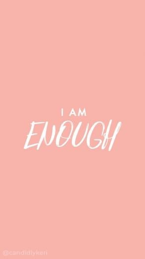 Free download You Are Enough Positive Saying At Colorful Oil Paint ...