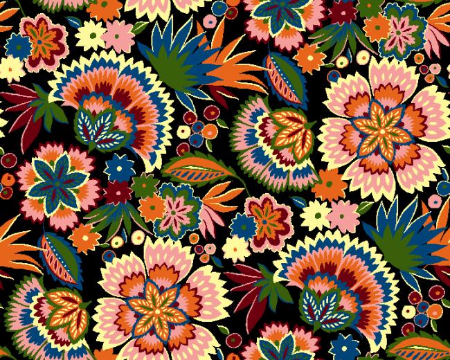 Free download Oriental Print Wallpaper [550x550] for