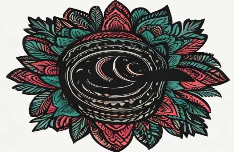 Black Bandana AI Wallpaper