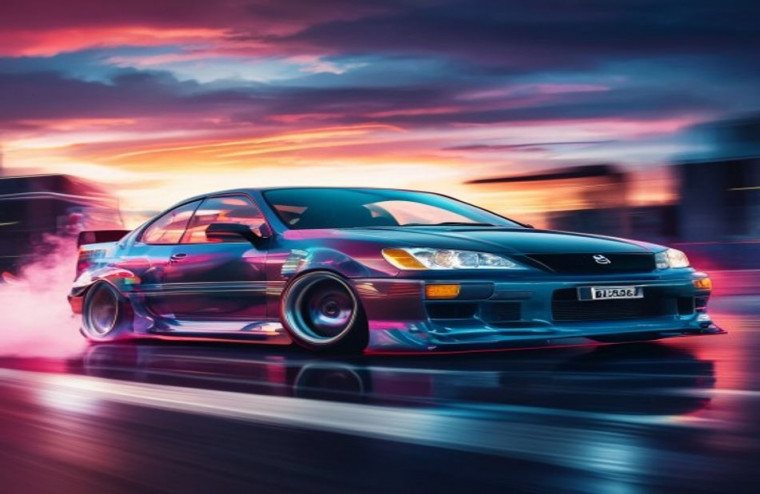 Nissan Silvia S15 AI Wallpaper