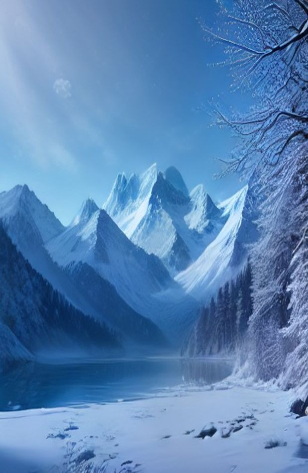 Frozen Tablet AI Wallpaper
