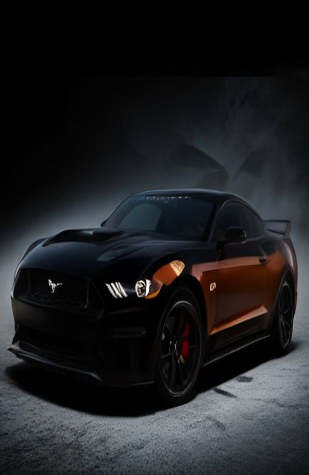 Mustang Logo AI Wallpaper
