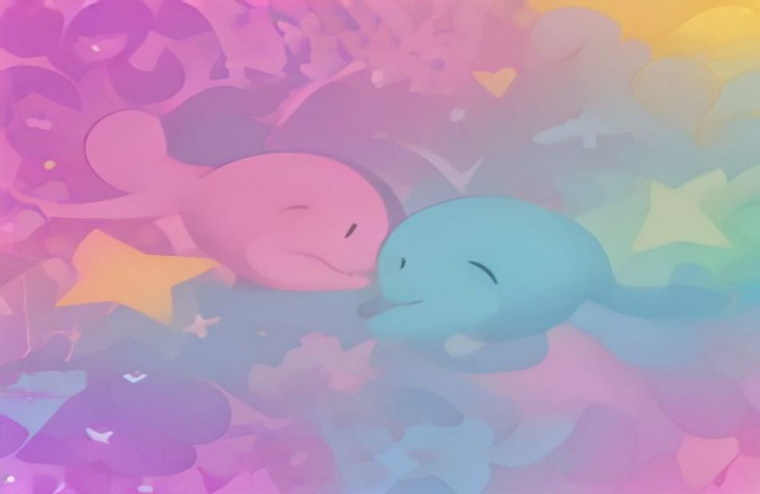 Lisa Frank AI Wallpaper