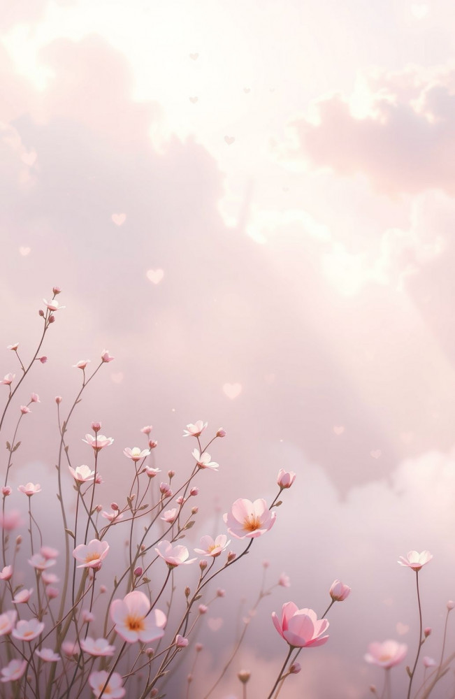 Soft Girl Aesthetic AI Wallpaper