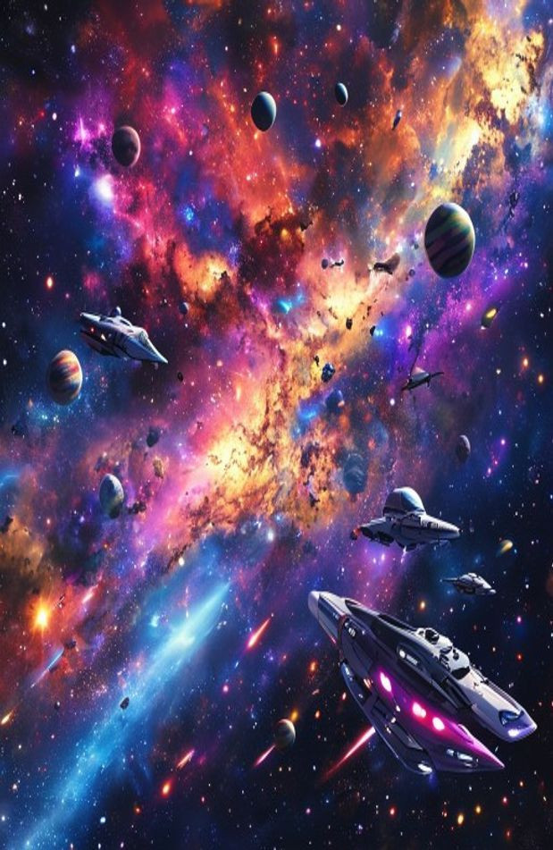 Star Wars Space AI Background Powerpoint