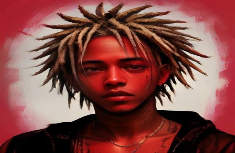 Xxxtentacion Red AI Wallpaper