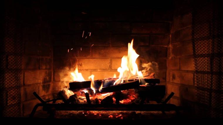 christmas fireplace screensaver for mac
