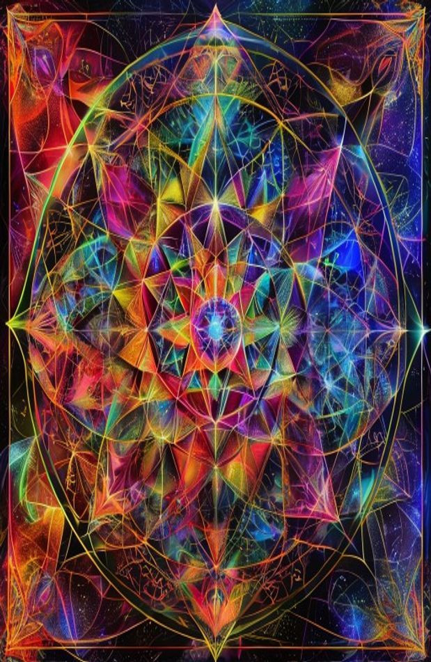 Sacred Geometry AI Wallpaper HD