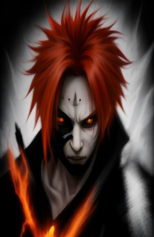Bleach Ichigo Hollow Form AI Wallpaper