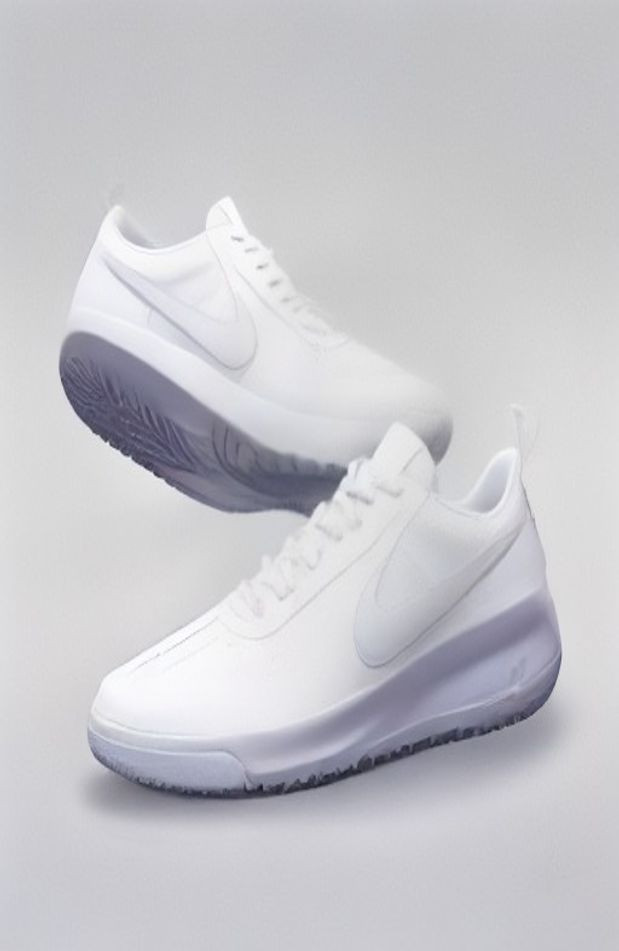 White Nike AI Wallpaper