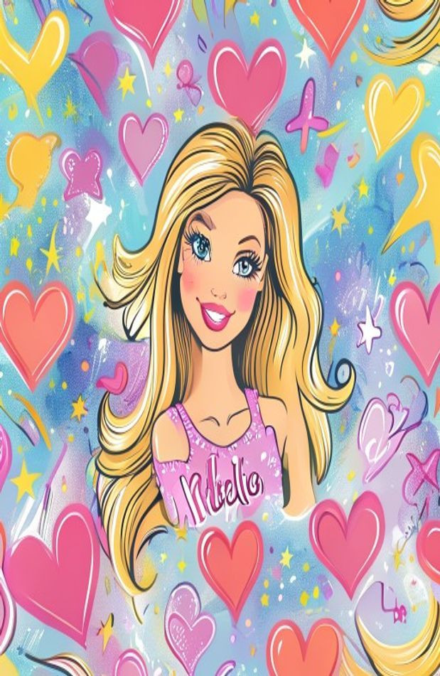 Barbie Logo AI Wallpaper