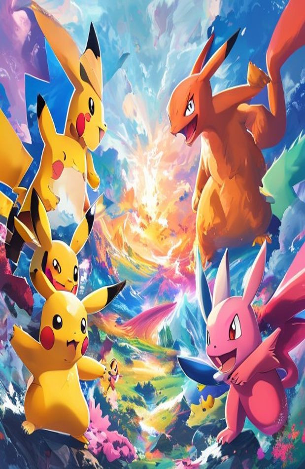 Pokemon iPad AI Wallpaper
