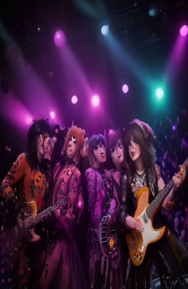 Kiss Band AI Wallpaper