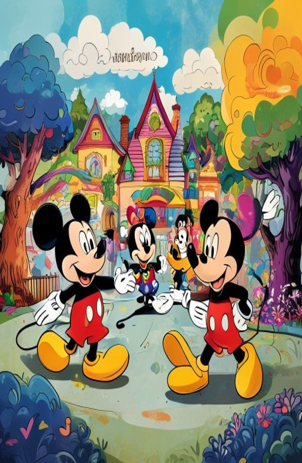 Mickey Mouse Clubhouse Image AI Wallpaper