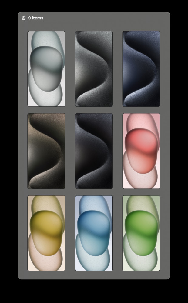 RAINBOW LIGHT EFFECT ON MY IPHONE 15 PRO visual data 3