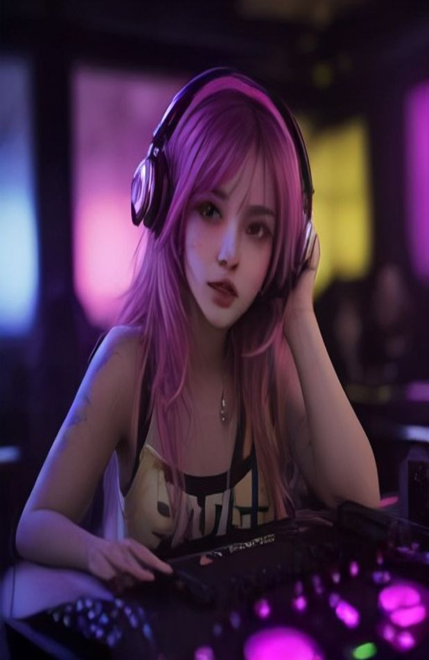 Girl Dj AI Wallpaper HD