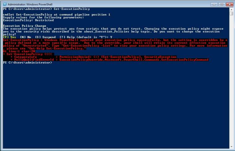 powershell script to set applocker policy to not configued