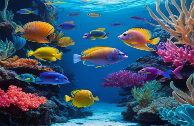 Live Aquarium AI Wallpaper
