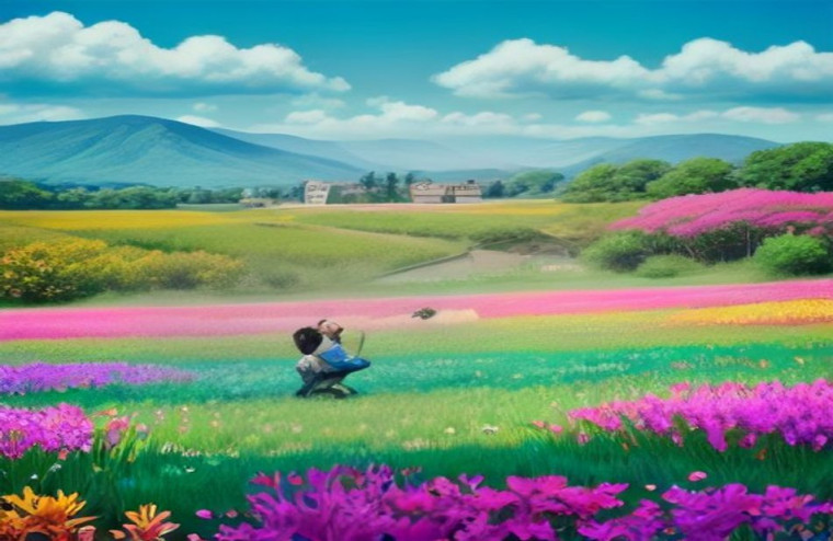 Happiness HD AI Wallpaper