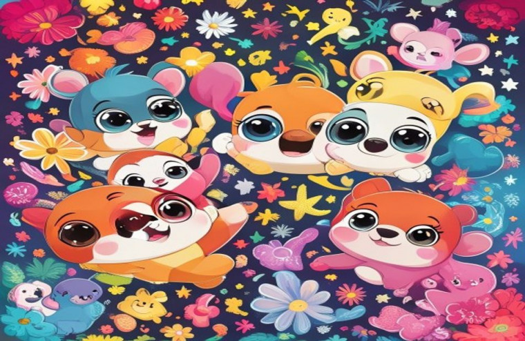 Cute Chibi AI Wallpaper
