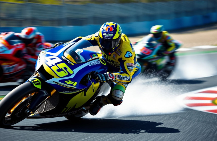 Valentino Rossi AI Wallpaper HD