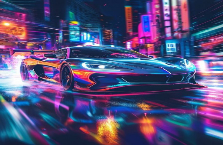Sick Car AI Wallpaper