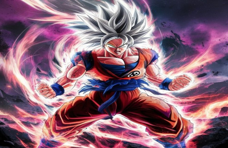 Goku Ultra Instinct Mastered AI Wallpaper