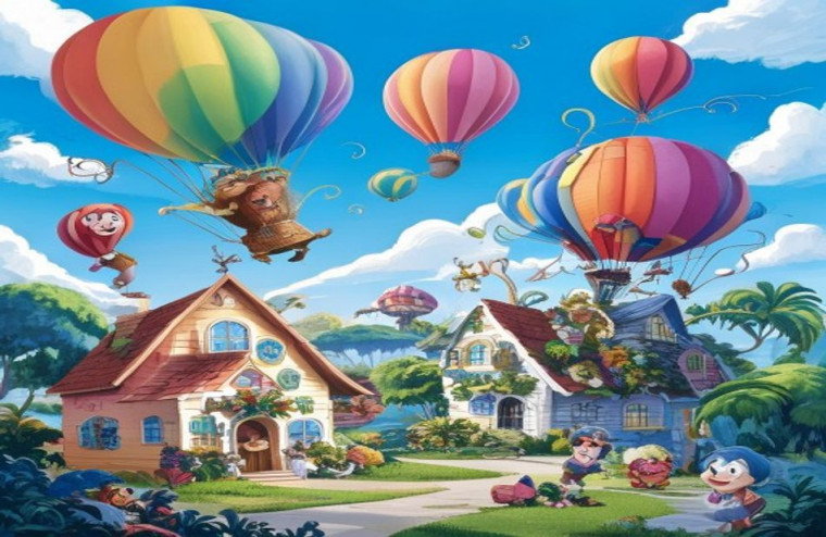 Disney Up AI Wallpaper