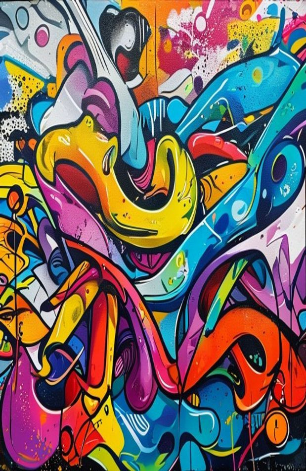 Awesome Graffiti AI Wallpaper