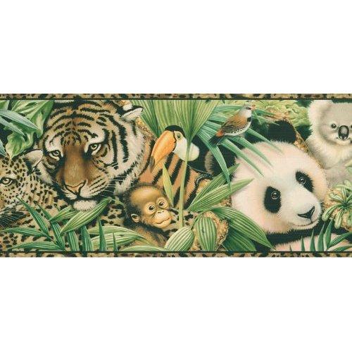Free download Village 6 78 Jungle Safari Prepasted Wallpaper Border at