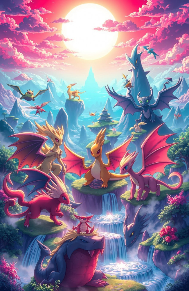 All Legendary Pokemon AI Wallpaper