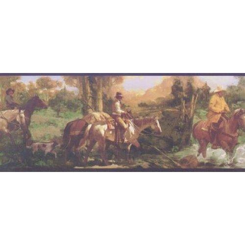 Free download Sunworthy 10 14 Horse Racing Prepasted Wallpaper Border