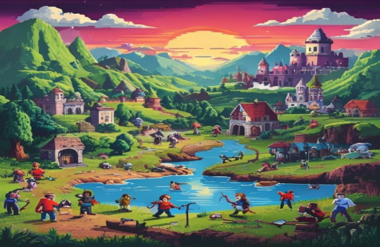 Old School Runescape AI Wallpaper