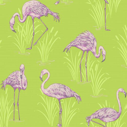 [46+] Vintage Pink Flamingo Wallpaper on WallpaperSafari